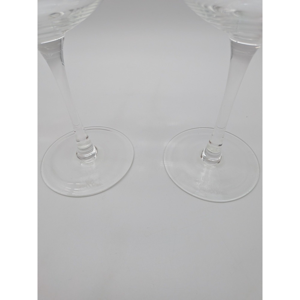 Pair of 2 Vintage Rosenthal Studio Line Crystal Large Wine Glasses Balloon MCM - Picture 7 of 11